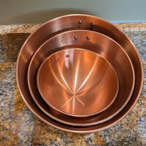 Copper Mixing Bowls